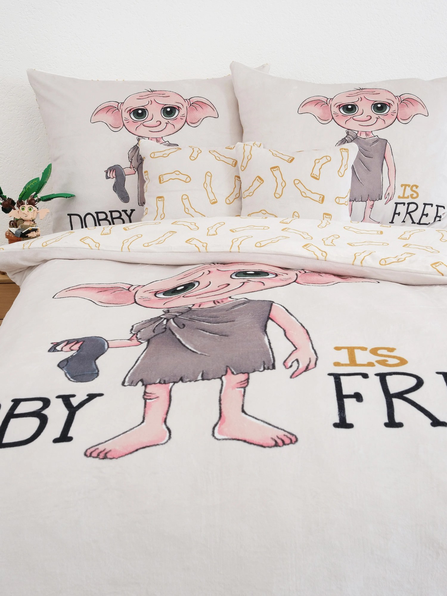 Predĺžené obliečky mikroplyš Harry Potter - Dobby
