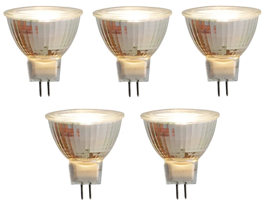 Sada 5 LED žiaroviek GU5.3 MR16 5W 420lm 2700K 12V
