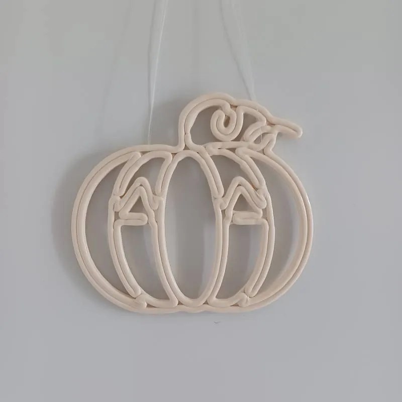 DECOLED Tekvica, 30 cm, biela