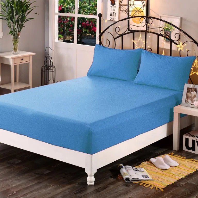 Napínacia Plachta SvetloModrá Bavlna Rozmer: 220 x 200 cm