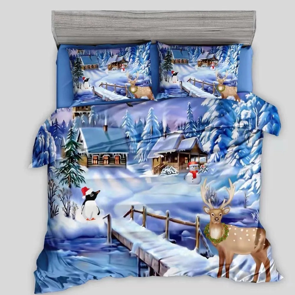 Obliečky SAVENA WINTER 7-dielna sada 140x200 cm