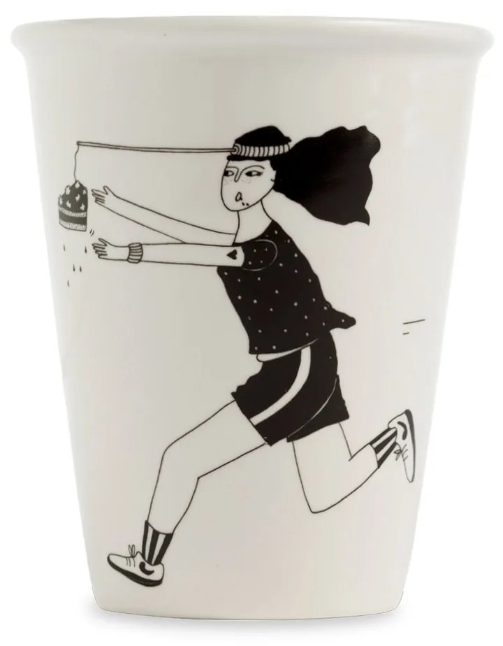 helen b Porcelánový hrnček Motivation is key 220 ml