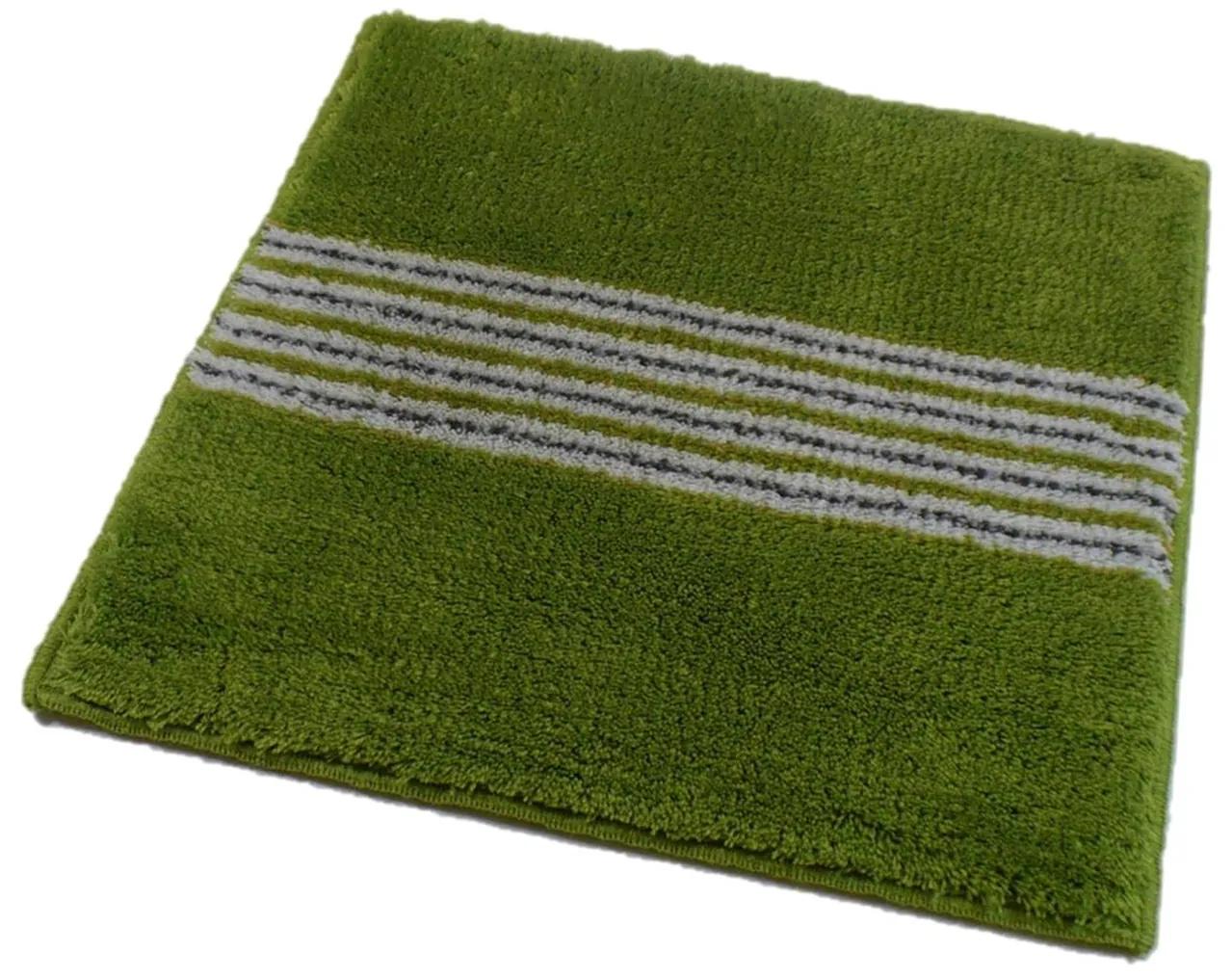 ROUTNER Kúpeľňová predložka IRSINA Zelená 10502 - Zelená / 50 x 50 cm 10502