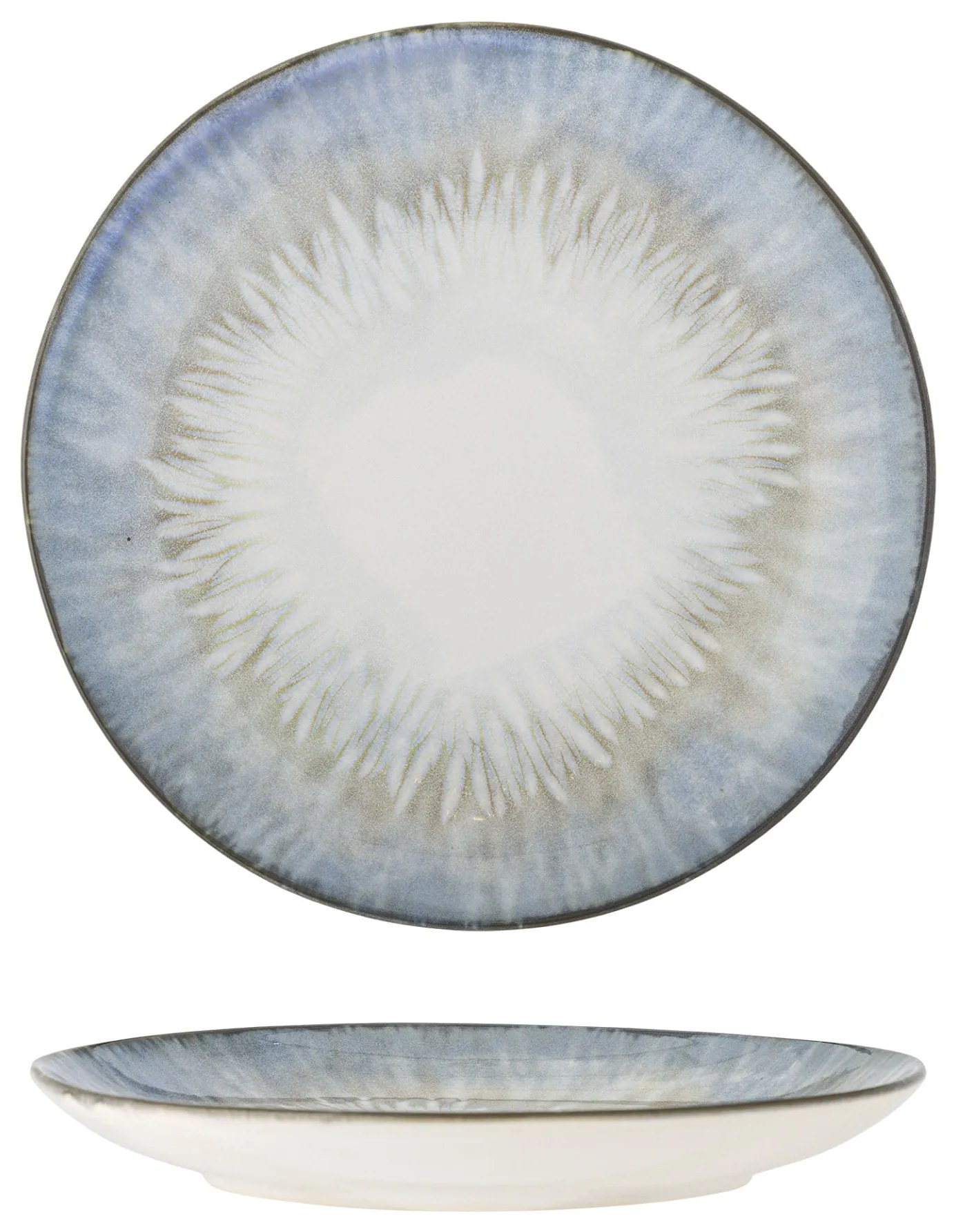 Bloomingville Keramický tanier Calen Blue Ø 22 cm