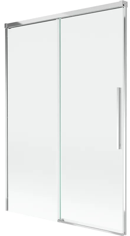 Mexen Rox, 2-krídlová posuvná vaňová zástena 120 x 150 cm, 8mm číre sklo, chrómový profil, 8C9-120-001-01-00