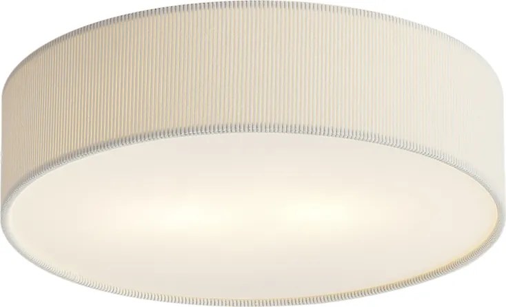 Moderné stropné svietidlo biele so zamatovým tienidlom 38 cm 2-Lights - Luz