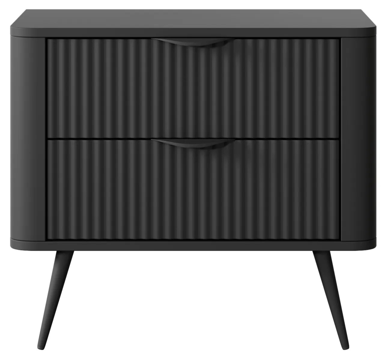LAS Nočný stolík Lante G - čierny