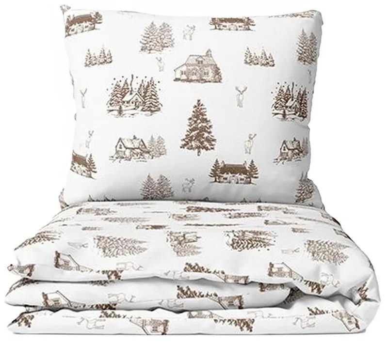 Bavlnené obliečky KARAMA VINTAGE WINTER 140x200 cm