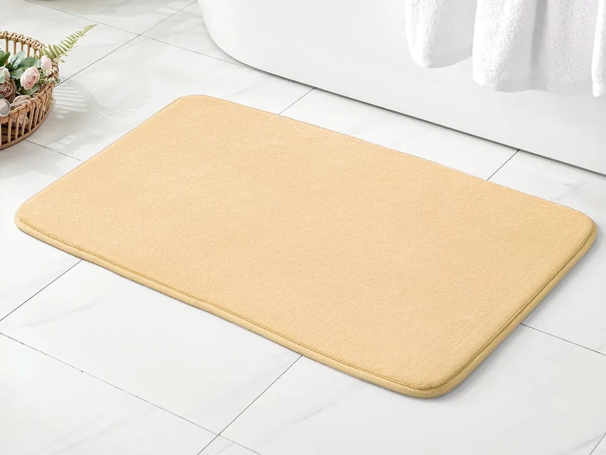 XPOSE® Kúpeľňová predložka s pamäťovou penou SANDY - béžová 50x80 cm