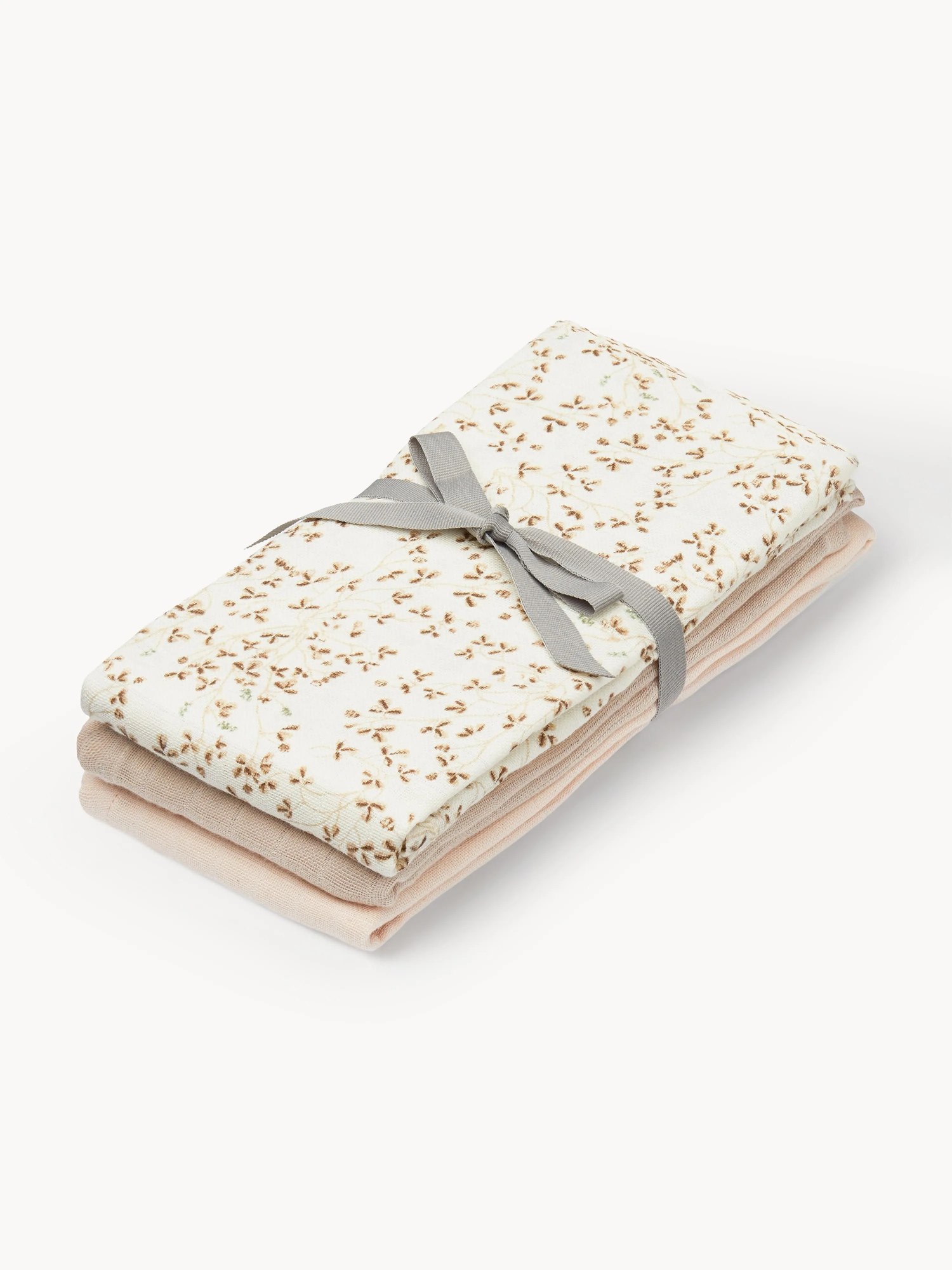 Mušelínové ručníky z organickej bavlny Lierre, 3 ks