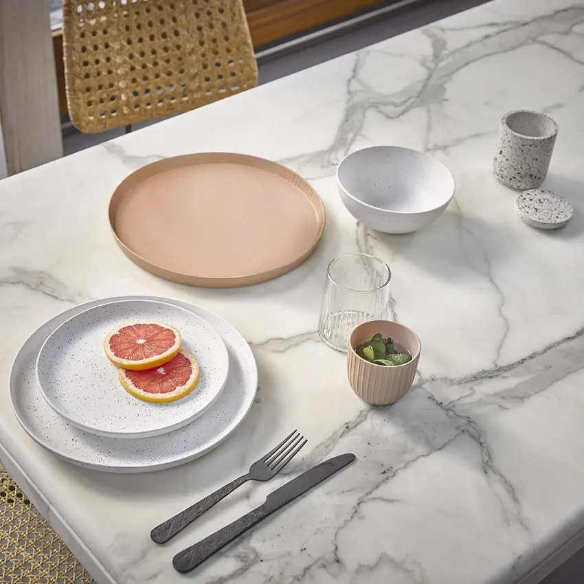 Cementová dóza s viečkom Terazzo - Ø 8*10cm Cementová dóza s viečkom Terazzo - Ø 8*10cm