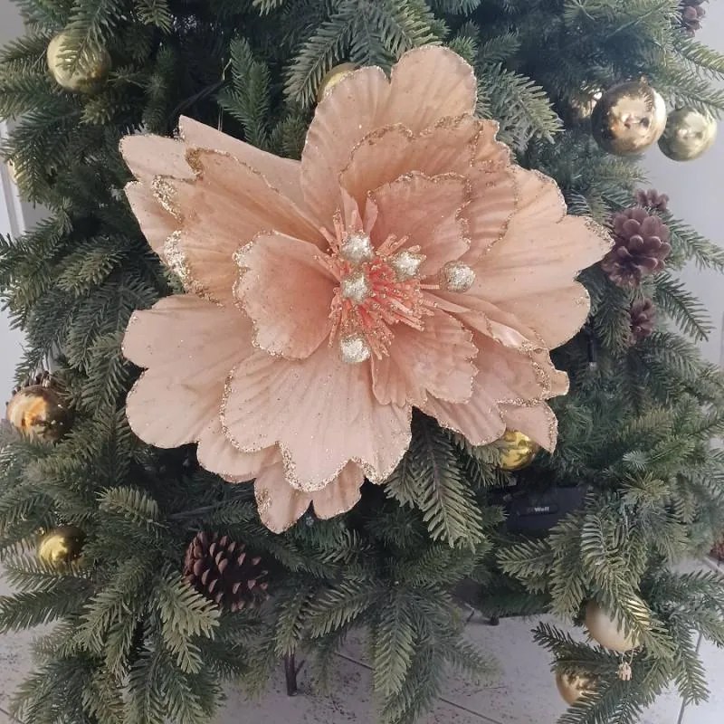 DECOLED Kvetina, priemer 47 cm, zlatá