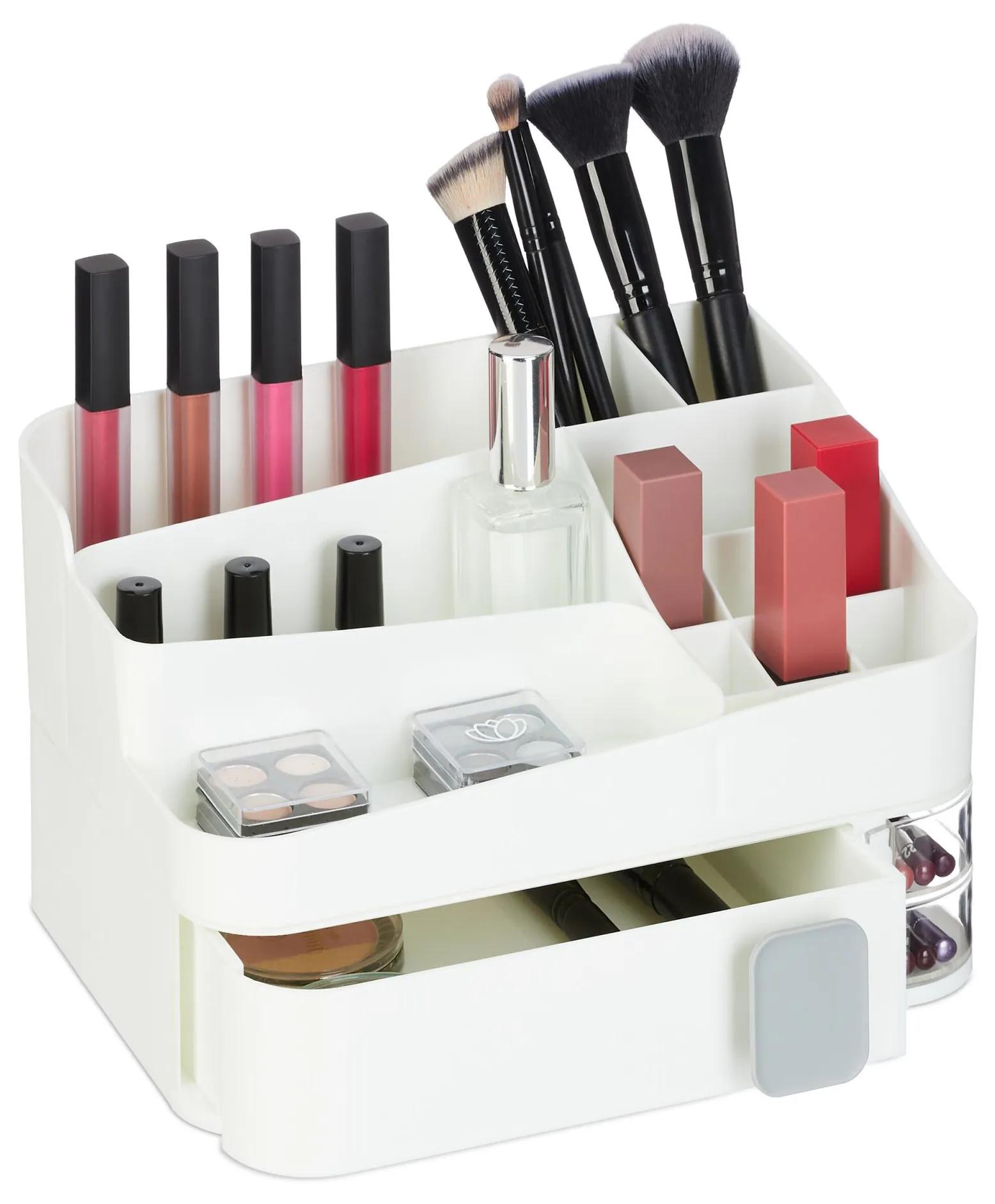 Organizér na make-up so zásuvkou RD47943, biela