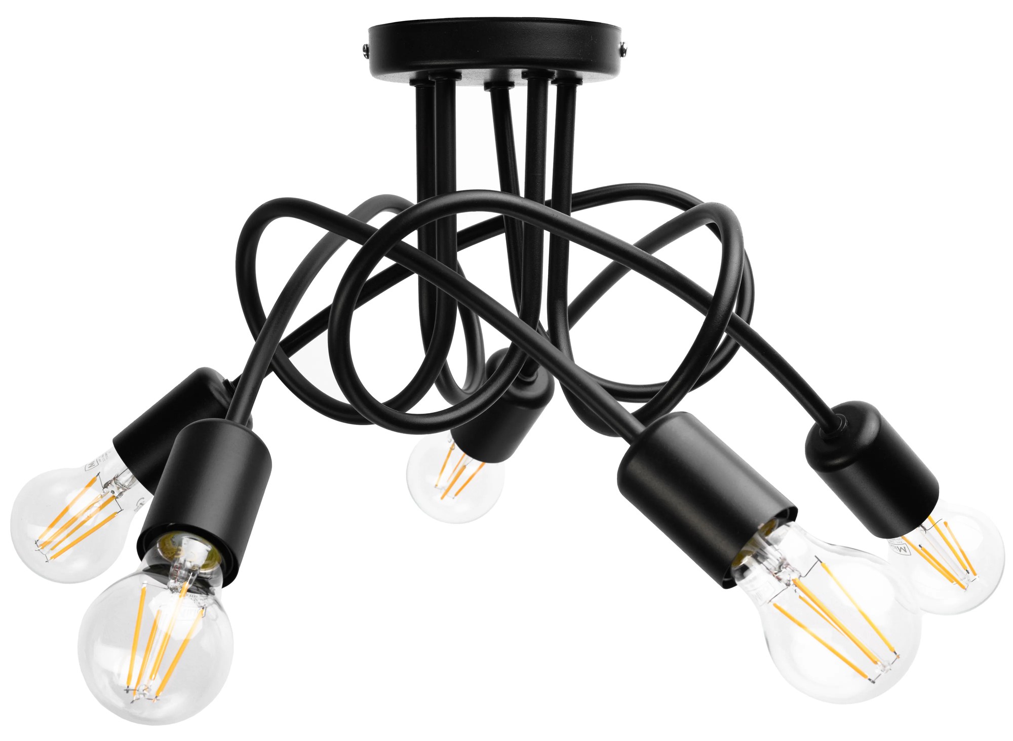 BERGE Stropné závesné svietidlo LOFT 5xE27