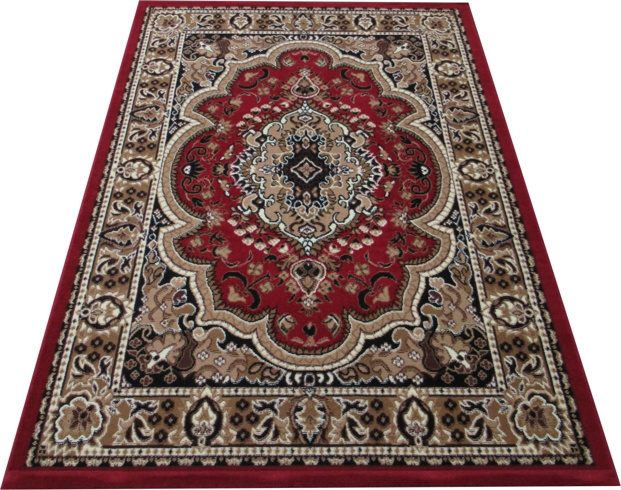 DY Orientálny červený koberec Alfa 06 Rozmer: 150x210 cm