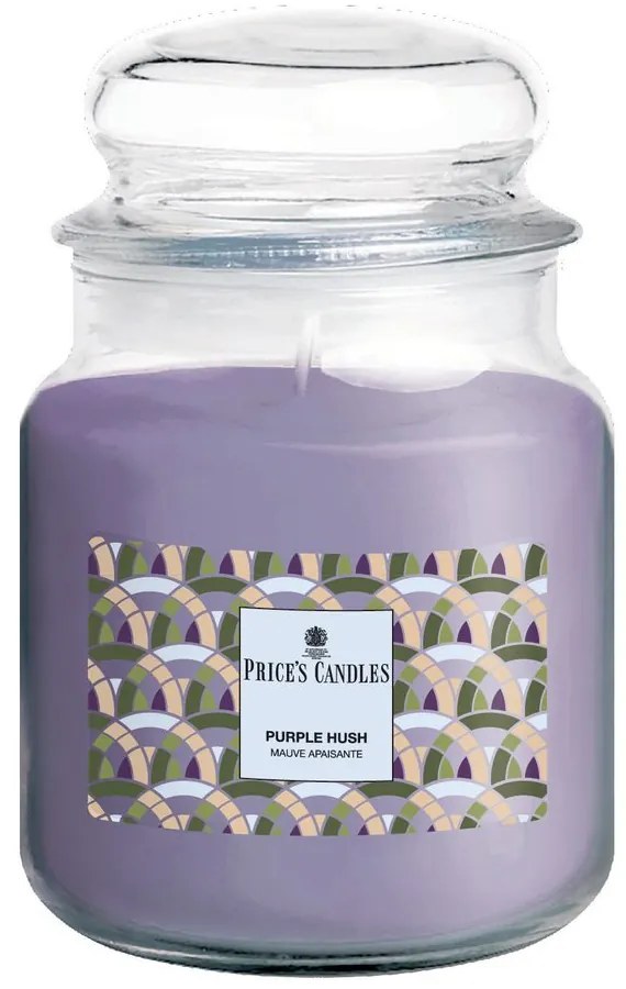 Price´s Price's MIDI vonná svíčka ve skle Purple Hush - hoření 80h