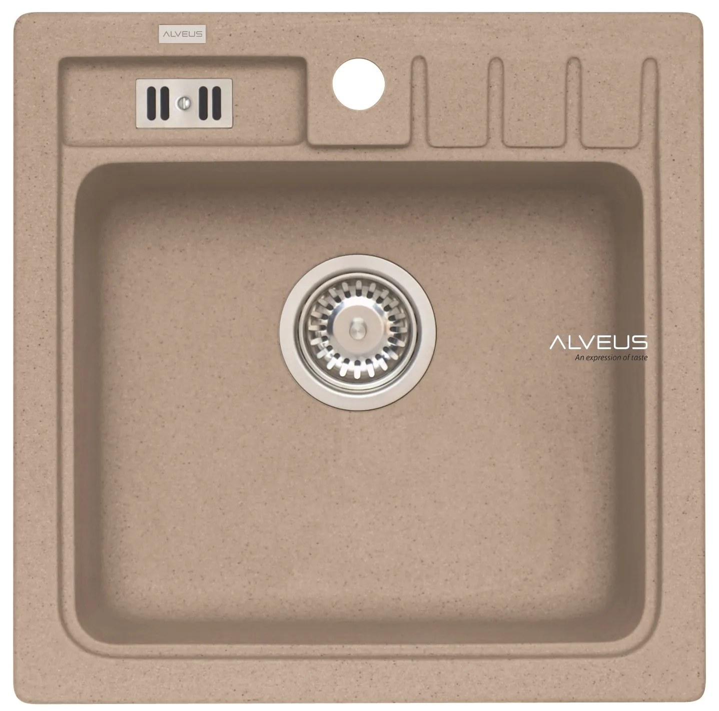 ALVEUS CZ NIAGARA 20 G-55 béžová (465x465mm)+ jednoduchý sifon