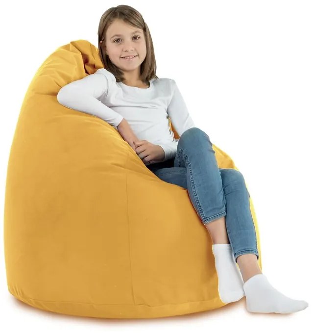 Sedací vak Bag Sako XL plyš Farba: 5. Žltý