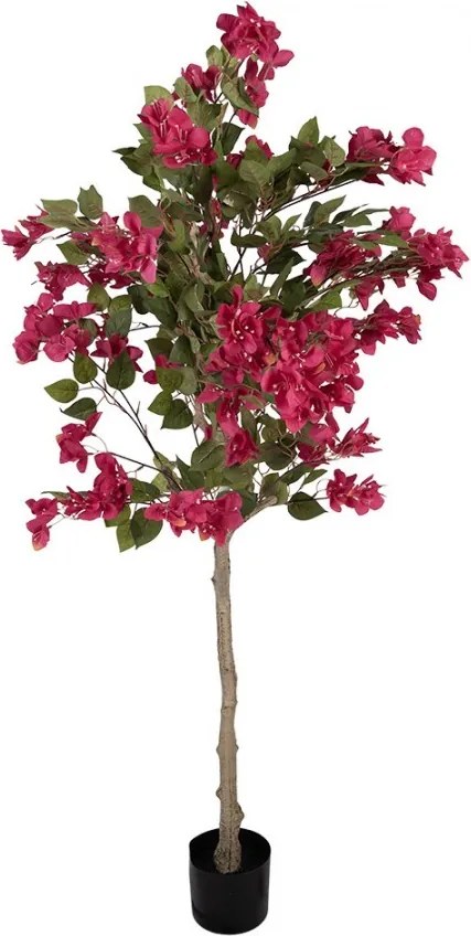Dekoračný strom s ružovými kvetmi Bougainvillea Tree - 55*55*130 cm