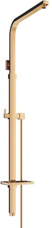Mexen Q, sprchový stĺp pre batériu s 3/4" horným pripojením, ružové zlato, 79395-60