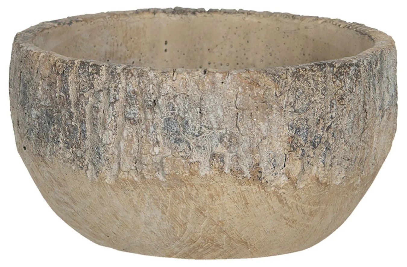 Veľký obal na kvetináč s popraskaným vzhľadom Craquer - Ø 23 * 11 cm