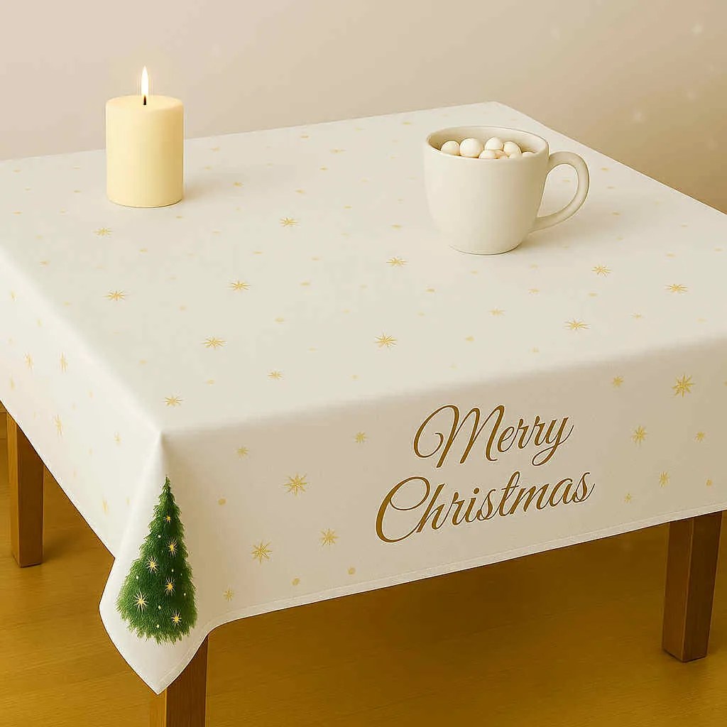 Vianočný obrus Merry Christmas 140x180cm TiaHome