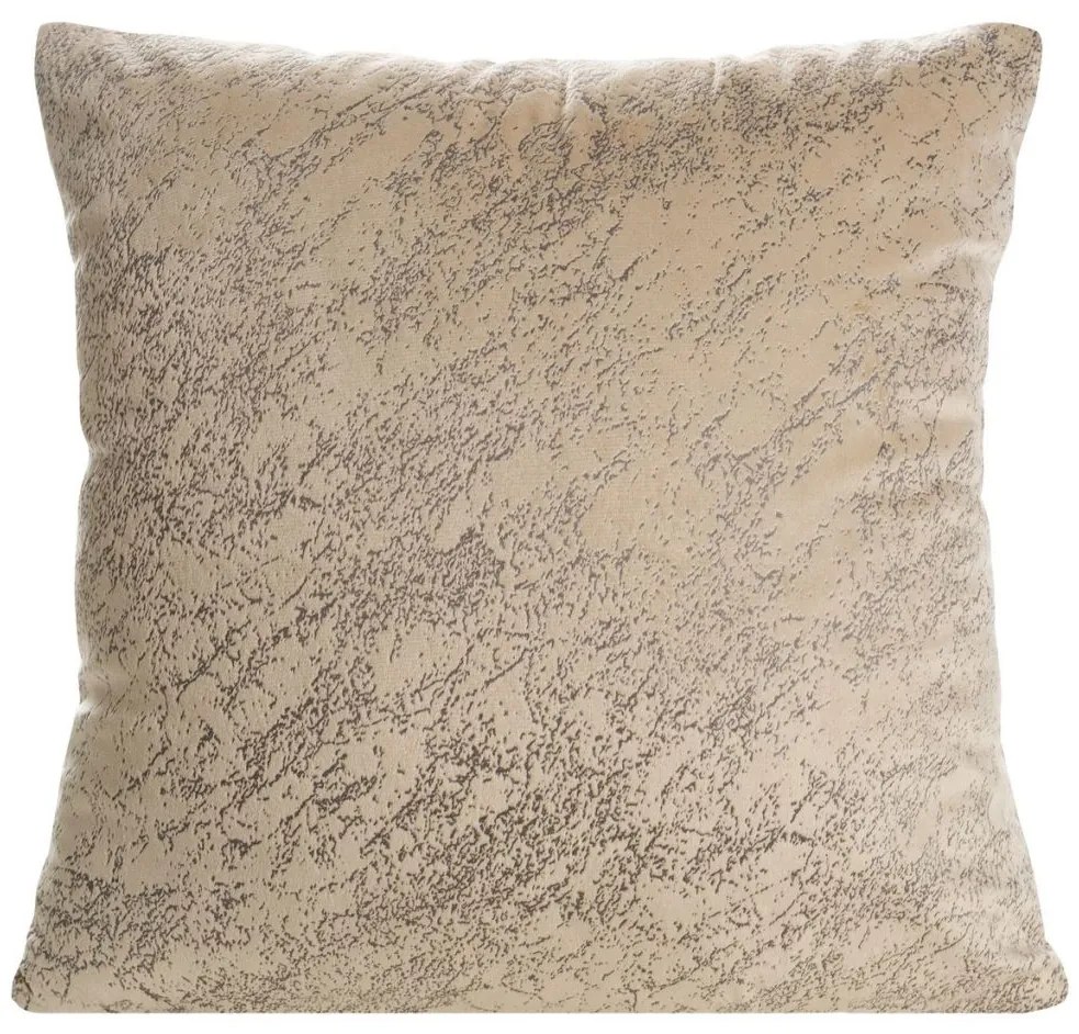Dekorstudio Dekoračná zamatová obliečka na vankúš JQU-01 MRAMOR v béžovej farbe Varianta: Rozmer obliečky: 40x40 cm