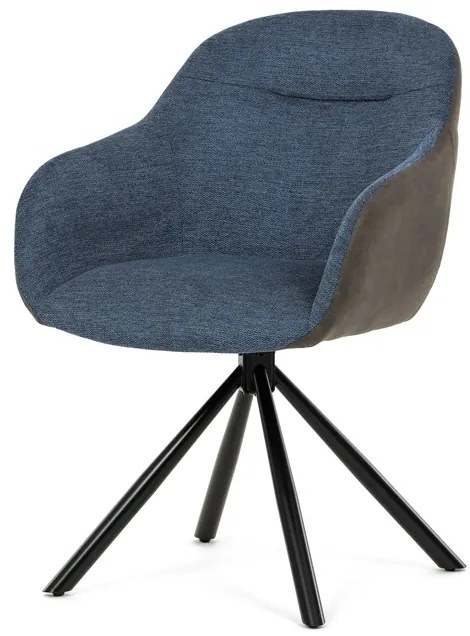 Autronic BONTEC Jedálenská stolička, béžová, látka, DCH-Y1143 BG2 Farba: Modrá