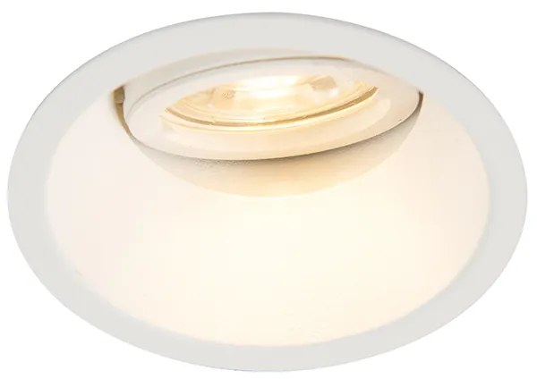 Inteligentné zapustené bodové svietidlo biele vrátane WiFi GU10 nastaviteľné - Alloy
