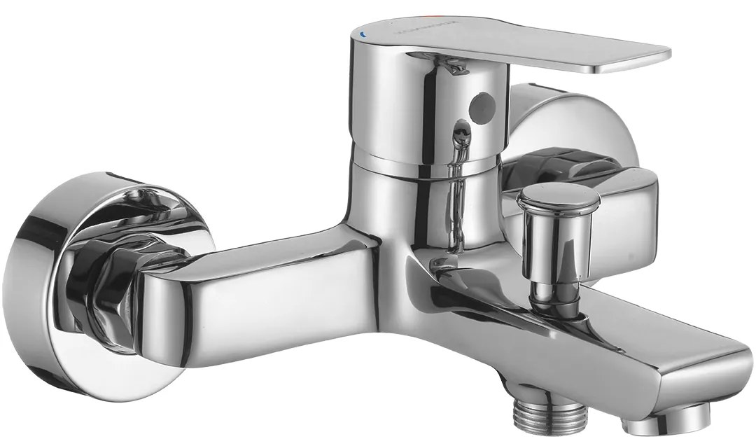 Kuchinox Borgo, nástenná vaňová batéria 150mm, chrómová, LAV-BKB_010D