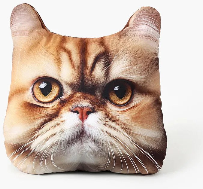 Tvarovaný vankúšik 3D PERZSKÁ MAČKA