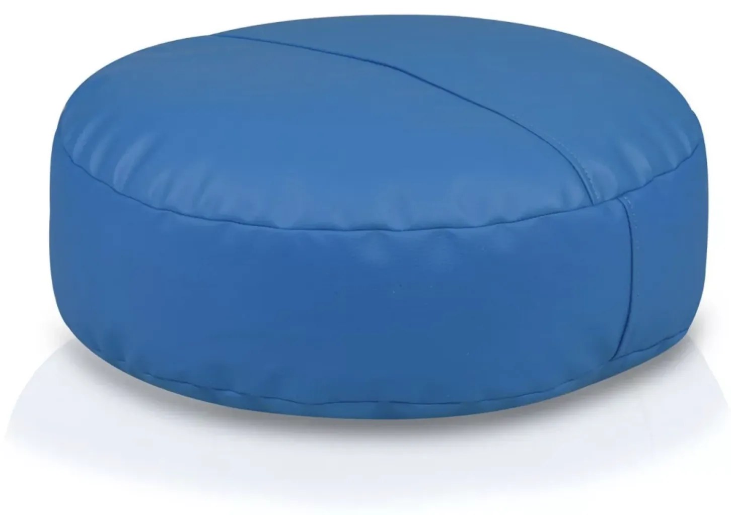 INTERMEDIC SK - Sedací vak 47x15 cm z ekokože | podnožka, podsedák, doplnkové sedenie Farba: E19 - Modrá svetlá (Ekokoža)