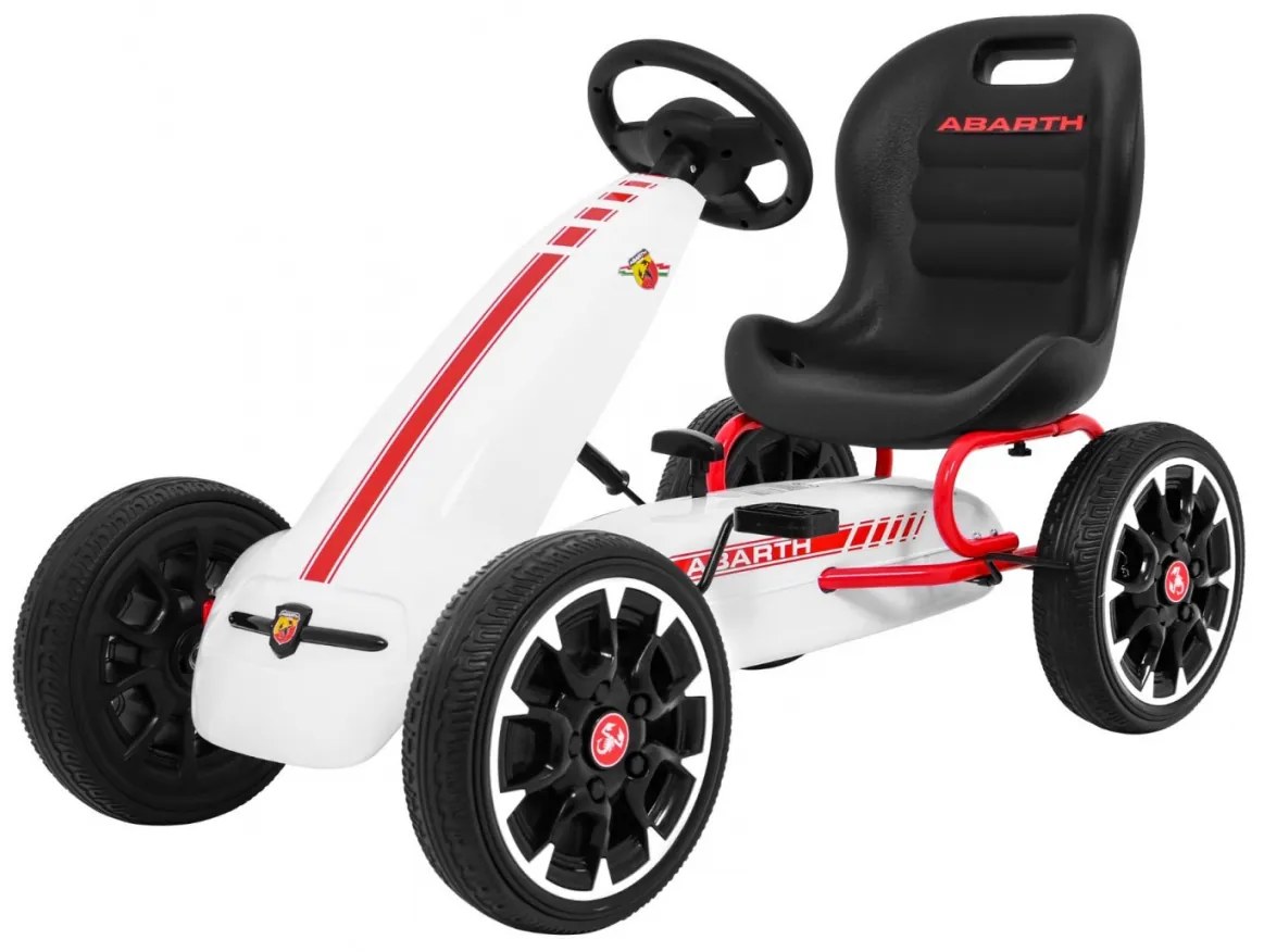 Motokára ABARTH PB9388A - biela