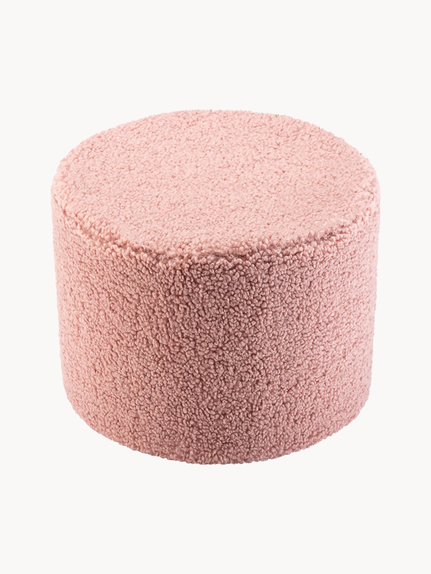 Detská taburetka z plyšu Sugar, Ø 40 cm