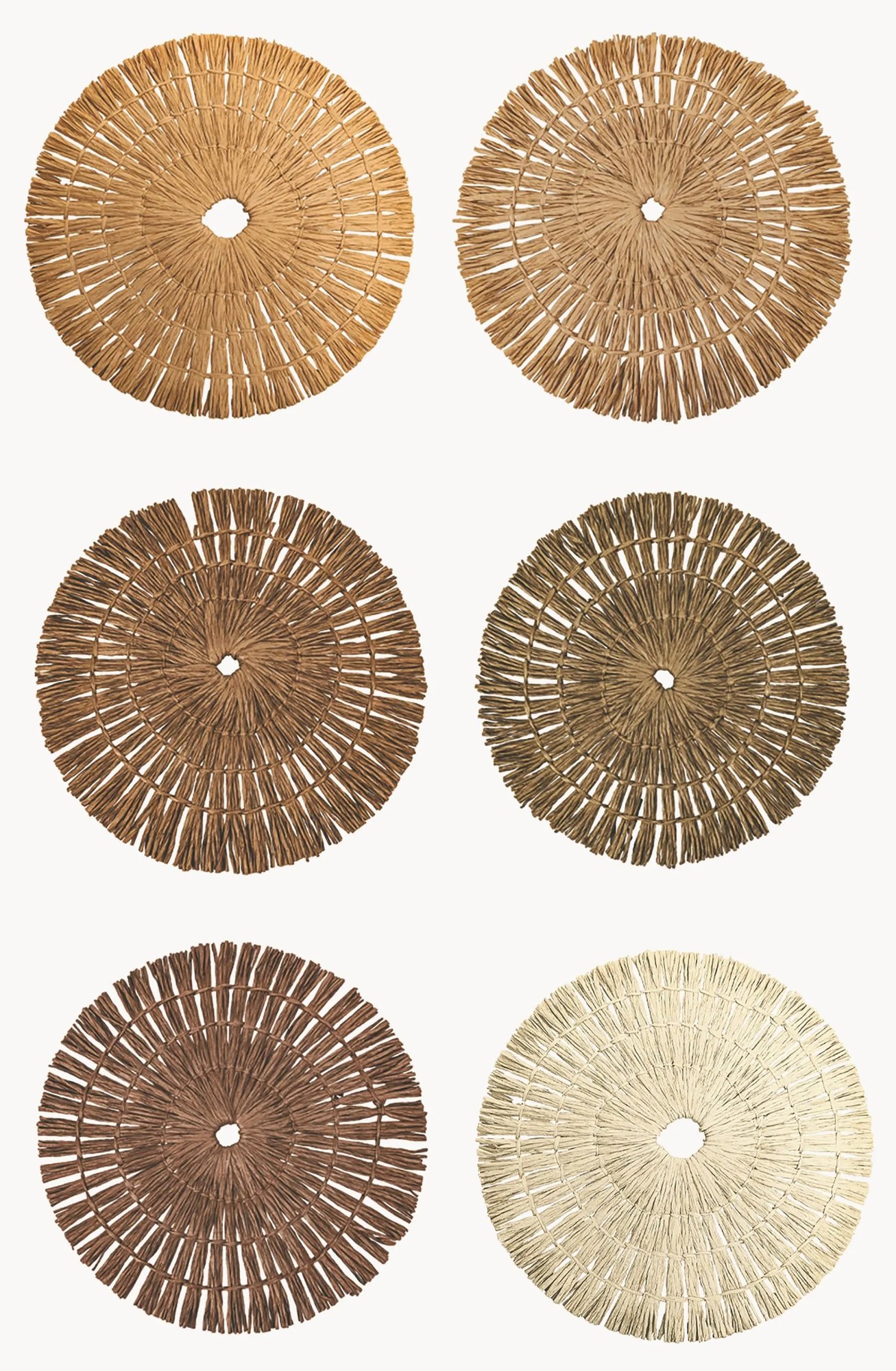 Ručne vyrobená stolové prestierania Tovaglietta, 6 ks