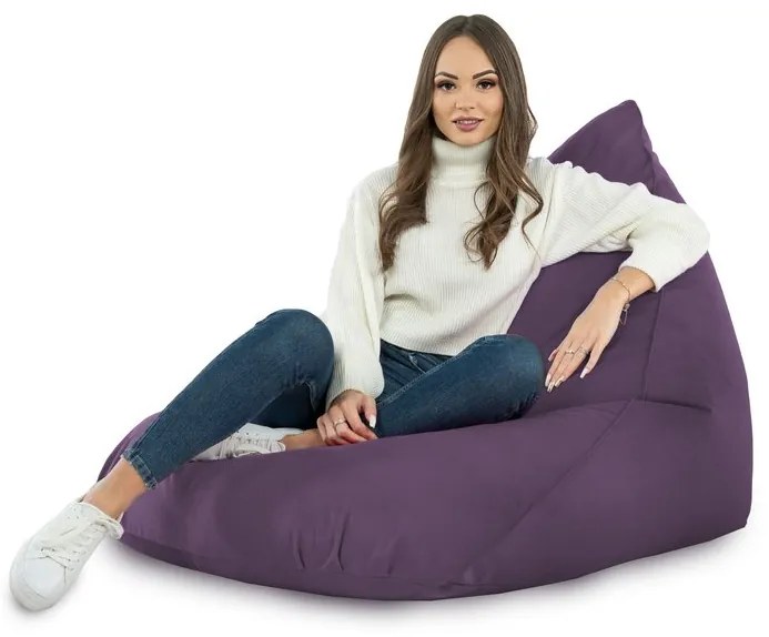 Sedací vak Bermudy Plyš Farba: Fialový