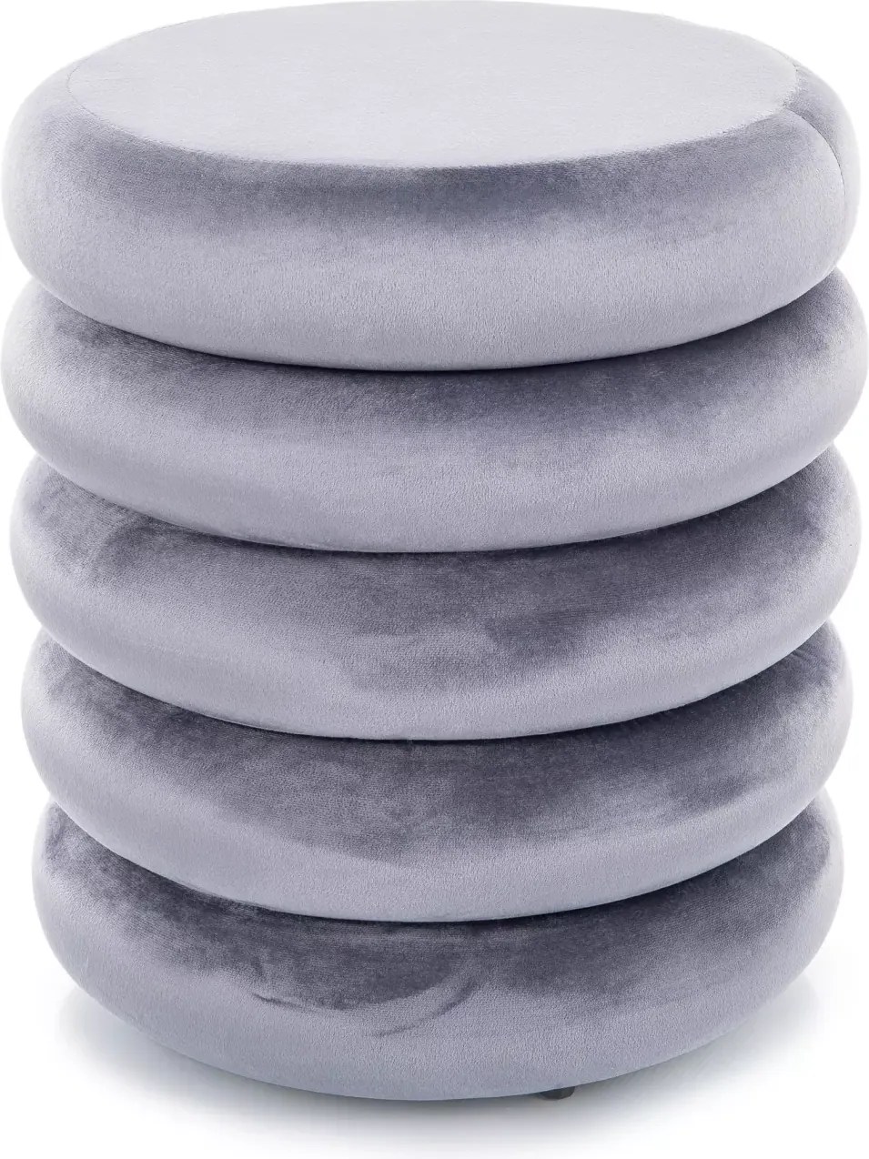 SI Calvi Velvet taburetka sivý