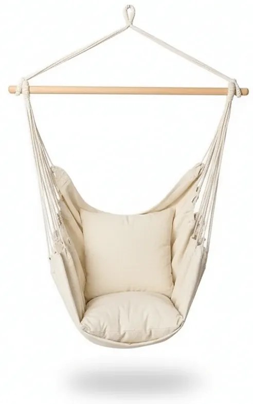 Béžové závesné kreslo DAGO