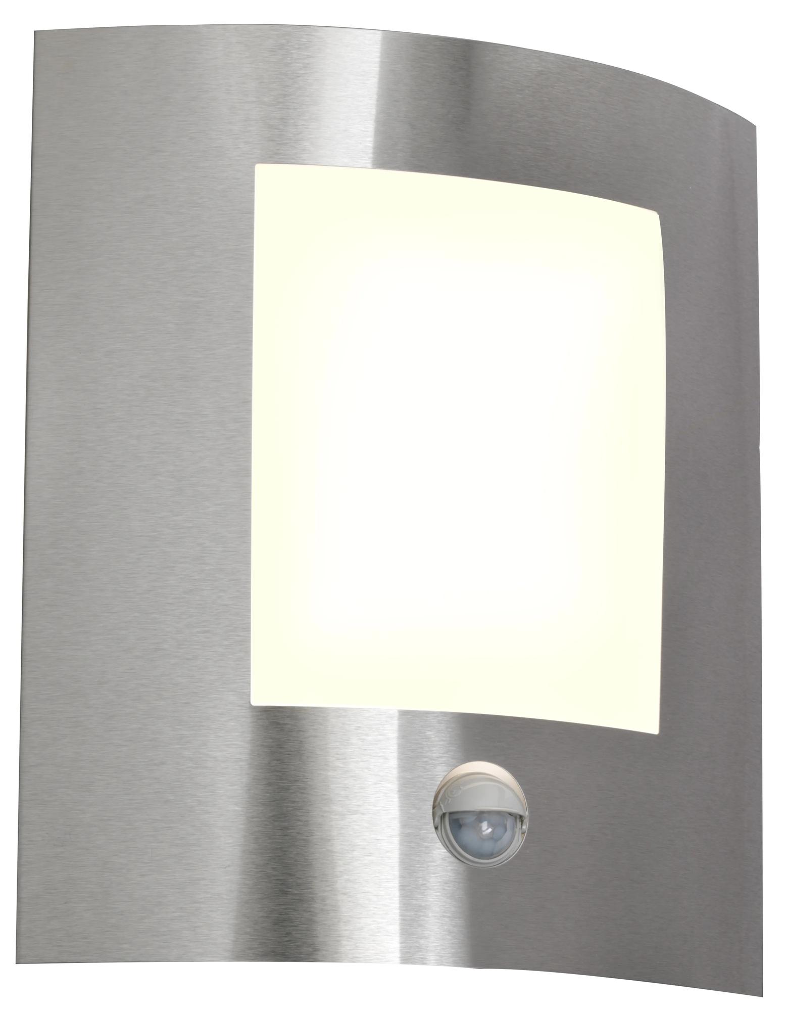 Moderná vonkajšia nástenná lampa oceľová s pohybovým senzorom IP44 - Emmerald 1