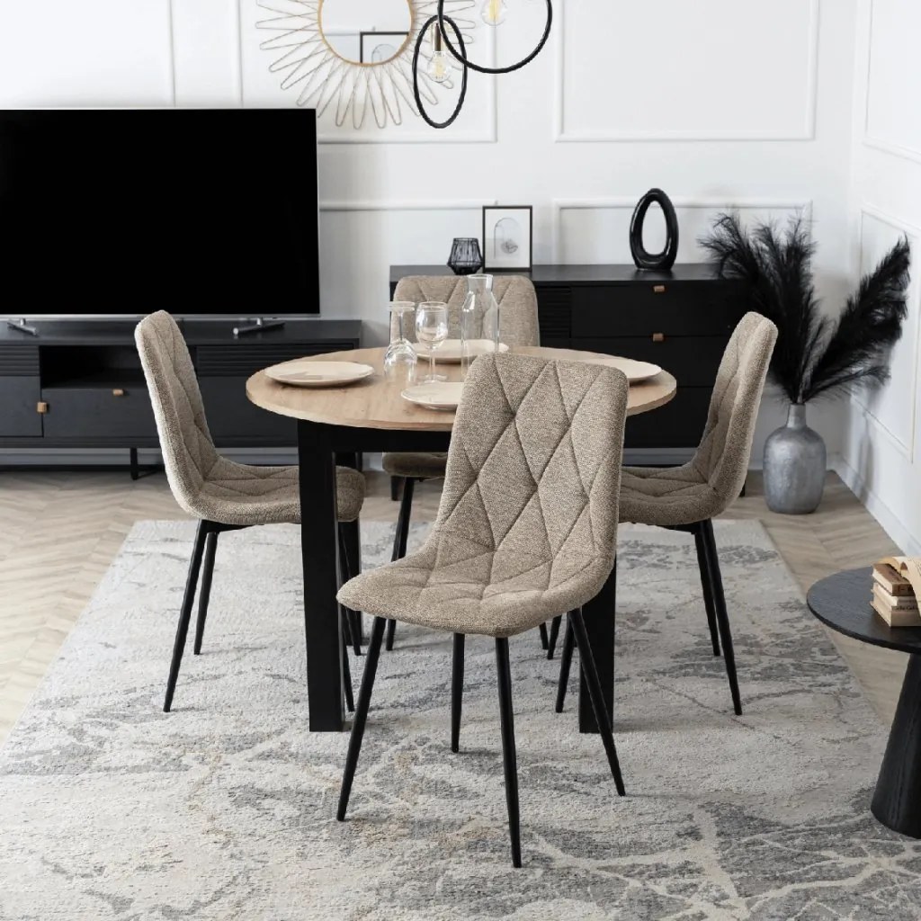 PROXIMA.store - Čalúnená jedálenská stolička ROBIN 2 FARBA: béžová