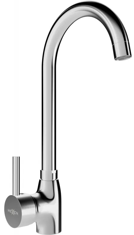 Mexen Telma, vysoká drezová batéria h-335, chrómová, 670200-00
