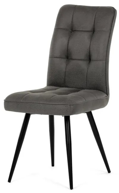 Autronic BONTEC Jedálenská stolička, šedá, látka vintage, DCL-D1250 GREY3 Farba: Šedá