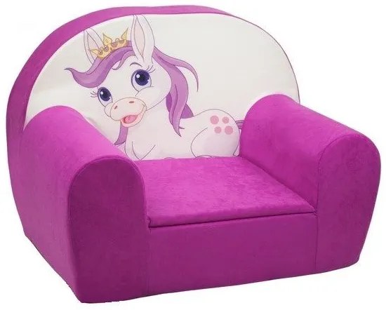 Detské kresielko PONÍK - ružový