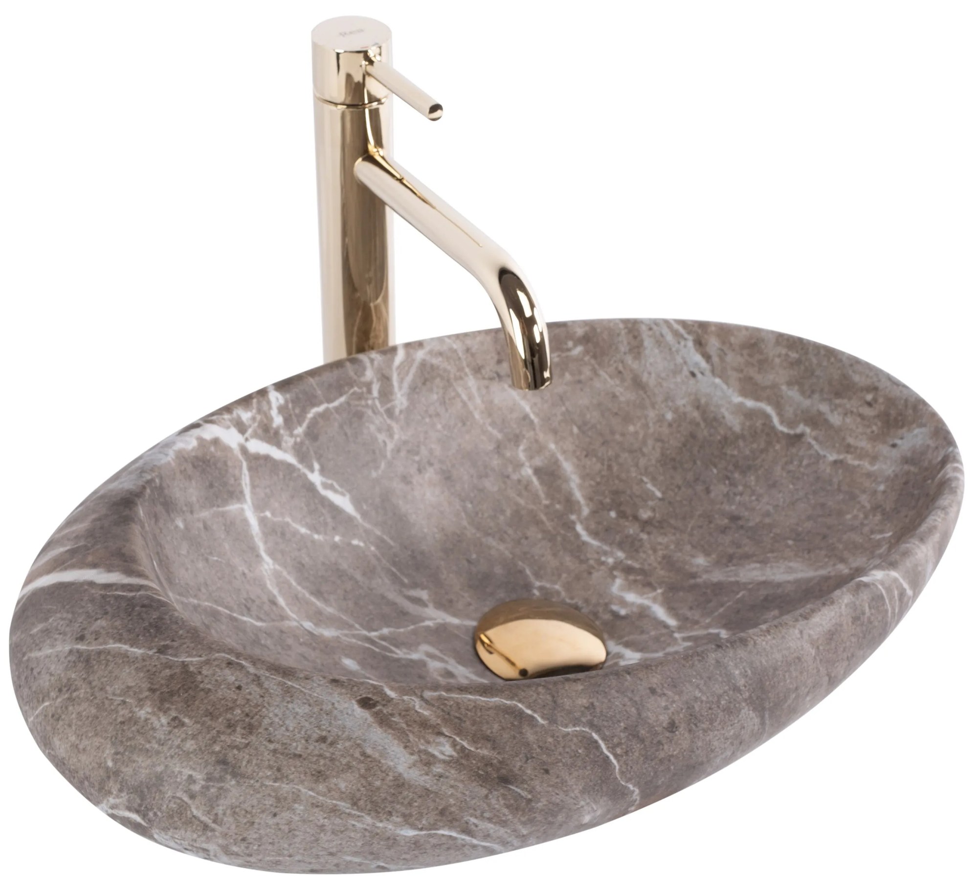 Rea Roxy B umývadlo, 49 x 31 cm, šedá, REA-U6650