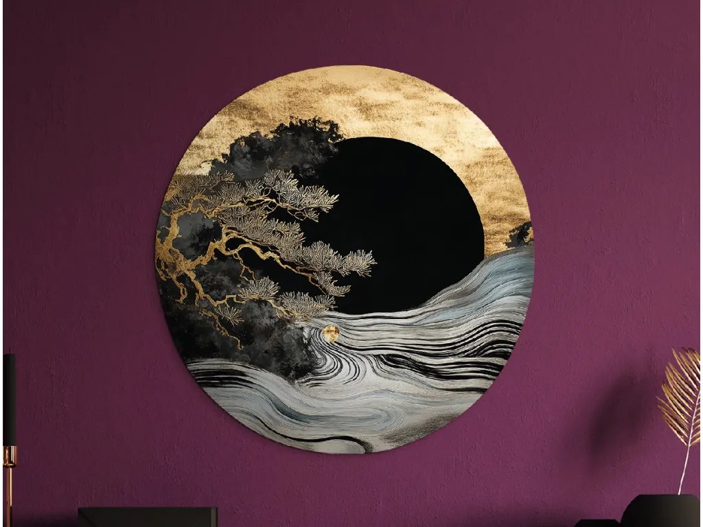 drevko | Okrúhly Strom života Hladina 45 x 44 cm