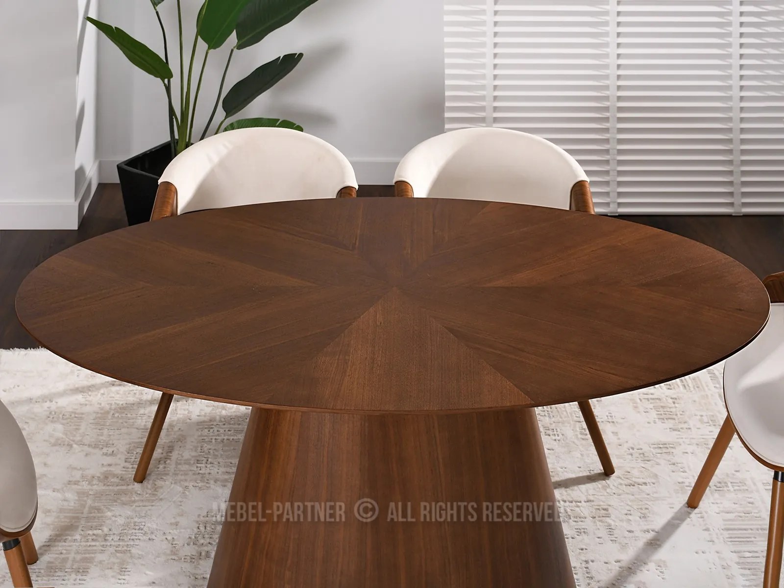 Jedálenský stôl Padro (orech). Akcia -20%. Vlastná spoľahlivá doprava až k Vám domov. 1111768