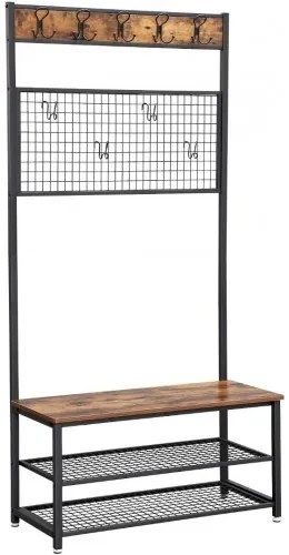 Vešiakový stojan s botníkom VASAGLE HSR46BX