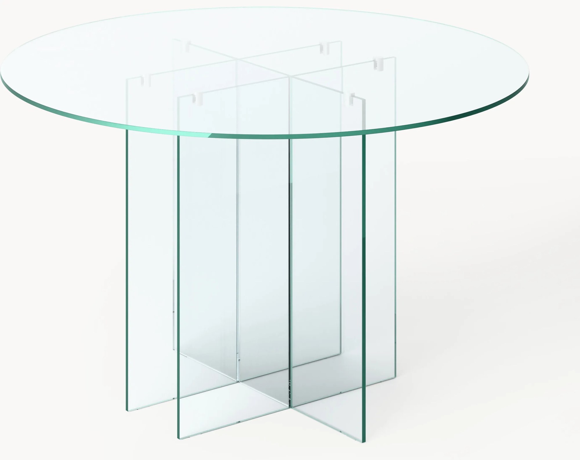 Okrúhly sklenený jedálenský stôl Anouk, rôzne veľkosti