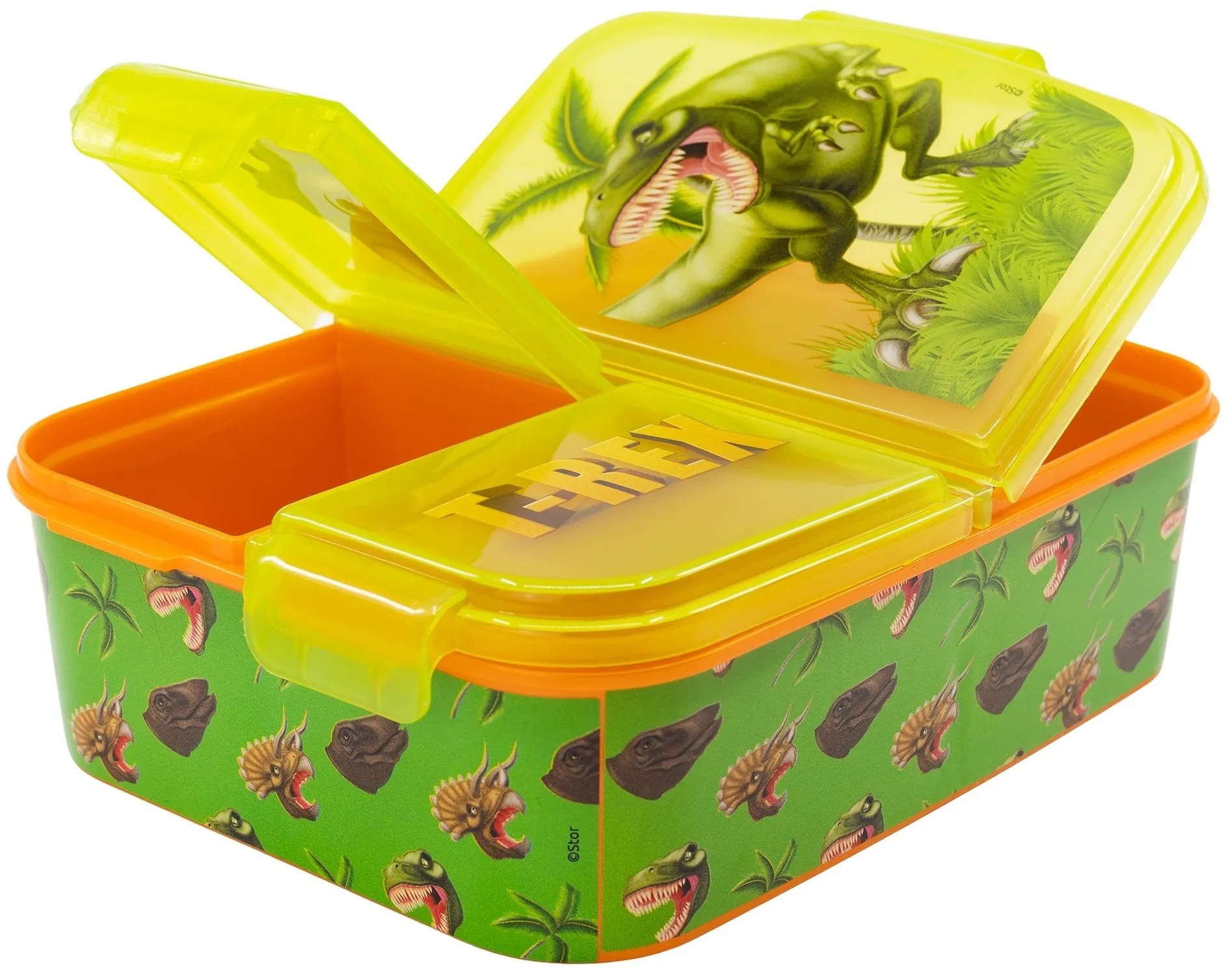 Multibox na desiatu Tyranosaurus Rex s 3 priehradkami