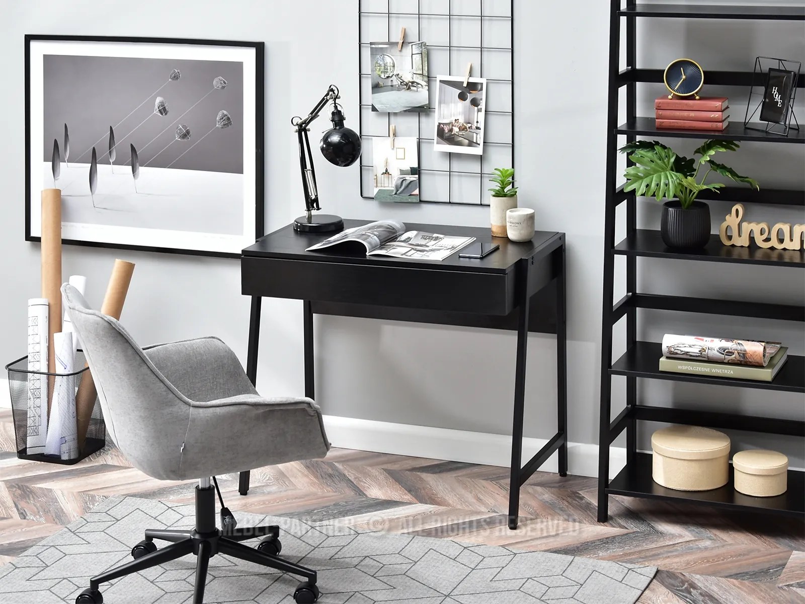 PC stolík Norway (čierna). Akcia -35%. Vlastná spoľahlivá doprava až k Vám domov. 1109802